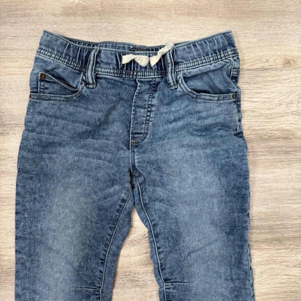 Gap Kids Slim Stretch‎ Jeans XL Elastic Waist Blue Denim Adjustable Waist